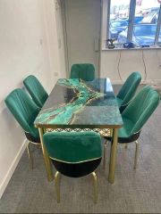 Madison Dining Table - Green