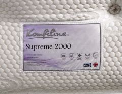 Supreme 2000 Pocket with memory topper Mattress - Double Size