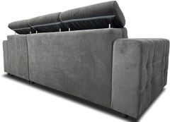 Lucas Corner Sofa Bed With Storage - Grey