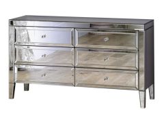 Mirrored 6 Drawer Chester