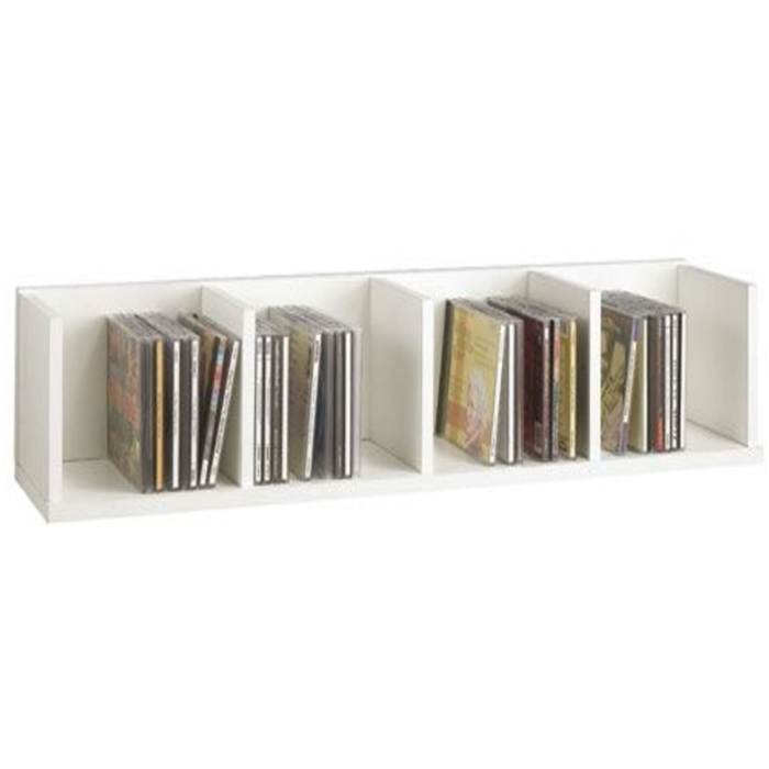 Point 4 Wall Mounted Display Shelf - White