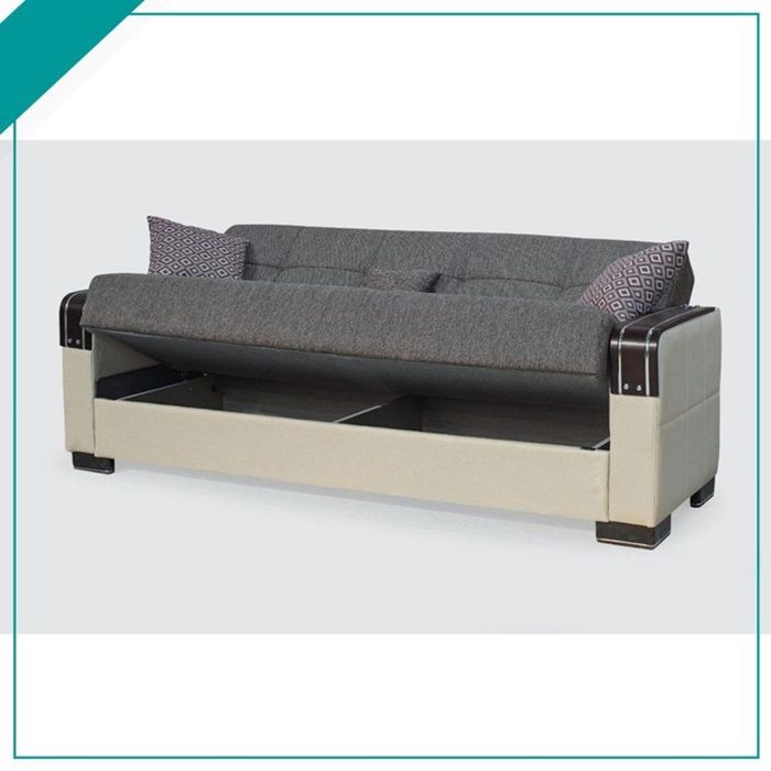 Malta 3 Seater Sofabed - Brown